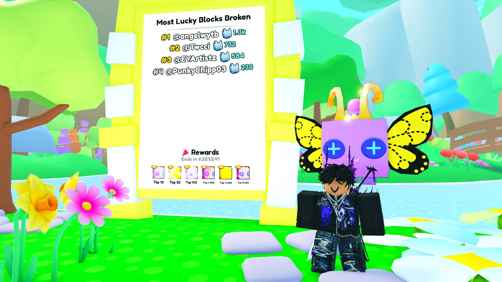 [Leaderboard interface]